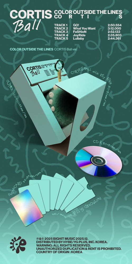 CORTIS - COLOR OUTSIDE THE LINES (CORTIS Ball ver.) detail