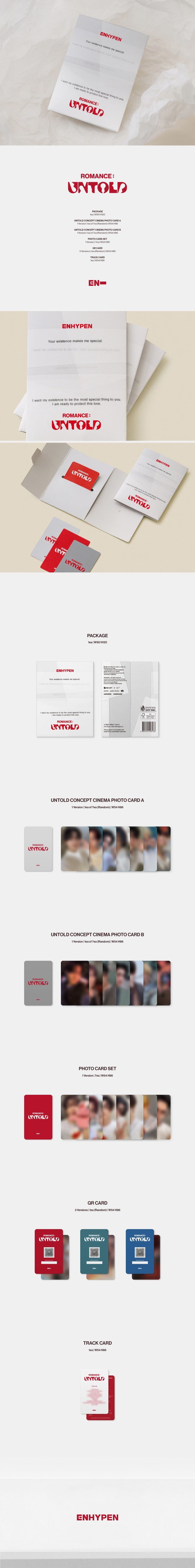ENHYPEN - ROMANCE : UNTOLD (Weverse Albums Ver.) detail image