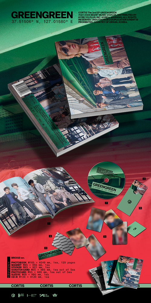 CORTIS The 2nd EP GREENGREEN Set detail image 1