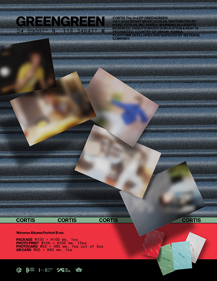 CORTIS - GREENGREEN (Weverse Albums Ver.) - Red